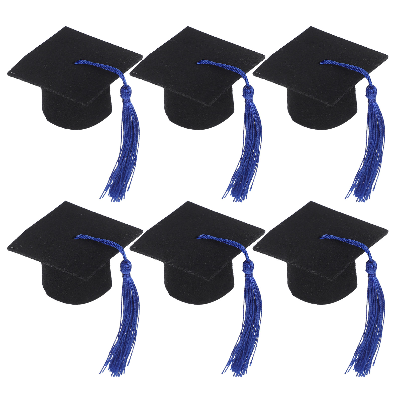 Wine Beer Hat - 6Pcs Doctoral Wine Bottle Cap Mini