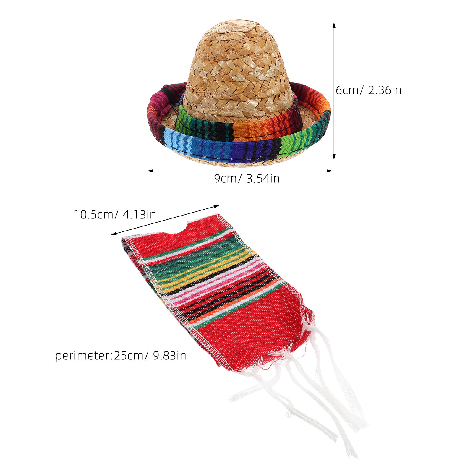 1Set Mexican Fiesta Bottles De - Wine Beer Hat review and price