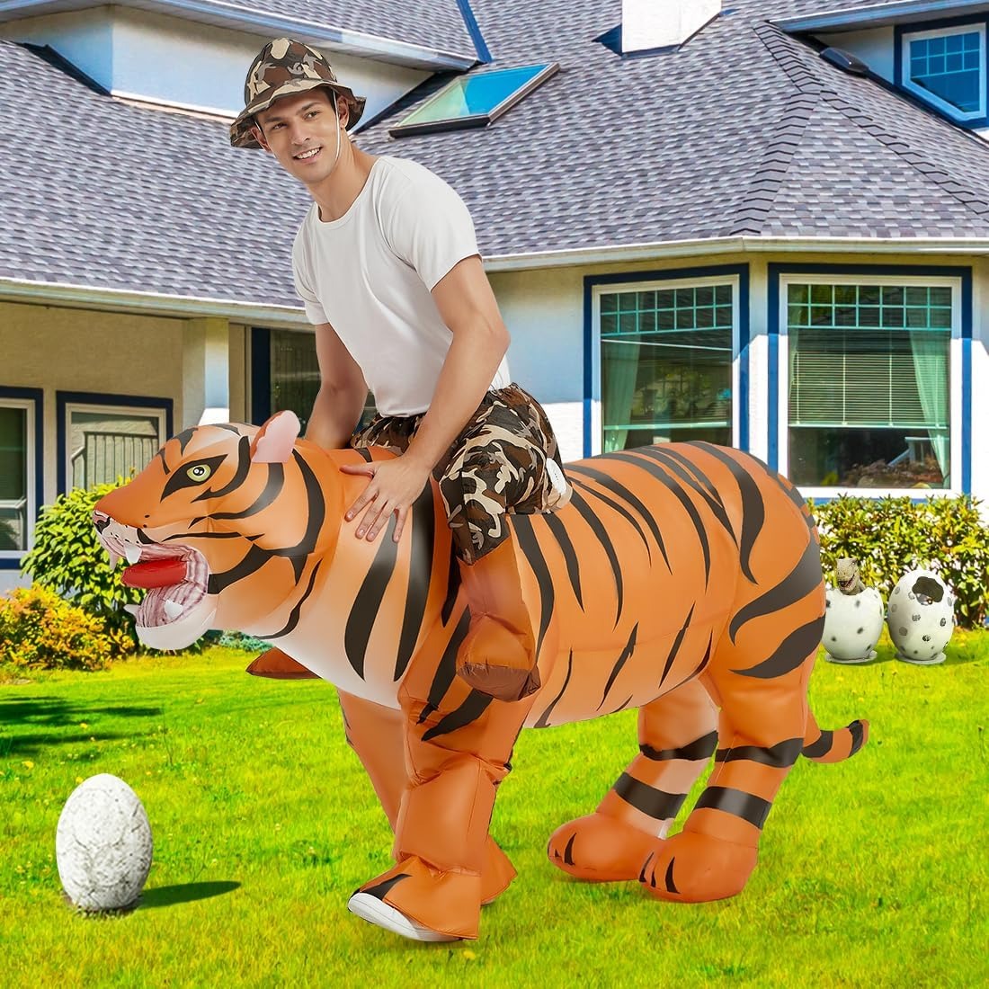 Inflatable Tiger Costume for A - Cocktail Shaker Set review and price
